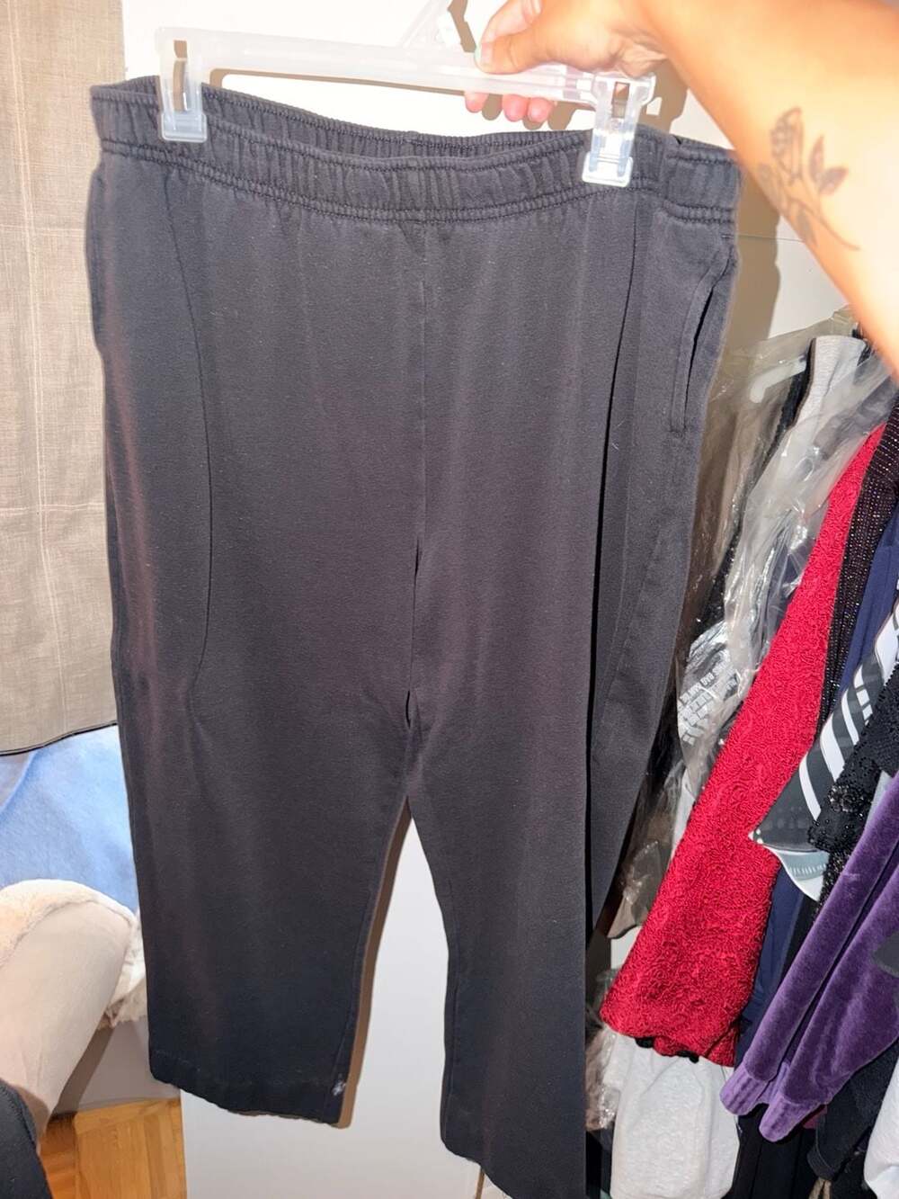 Karen Scott Sweatpants Size XL Black Athletic Pants